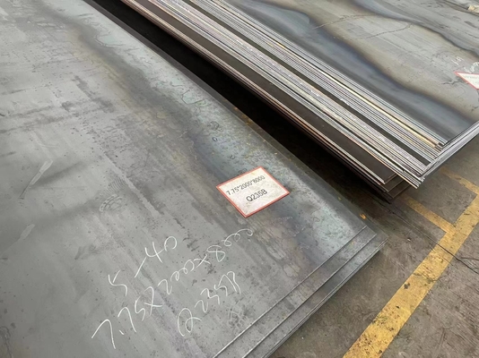 Q345 ASTM A36 Placa de acero al carbono laminada en caliente 4*8FT Hojas de acero para la construcción
